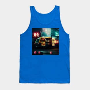 Cyberpunk Tokyo Ramen Food Truck Tank Top